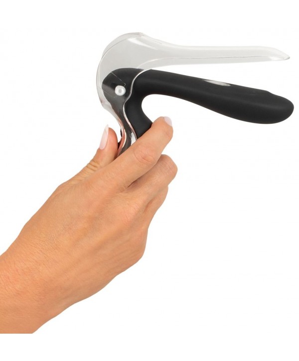 Вагинальный расширитель Vibrating Speculum с вибрацией и подсветкой