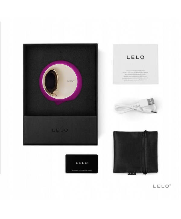 Лиловый клиторальный стимулятор Lelo Ora 3