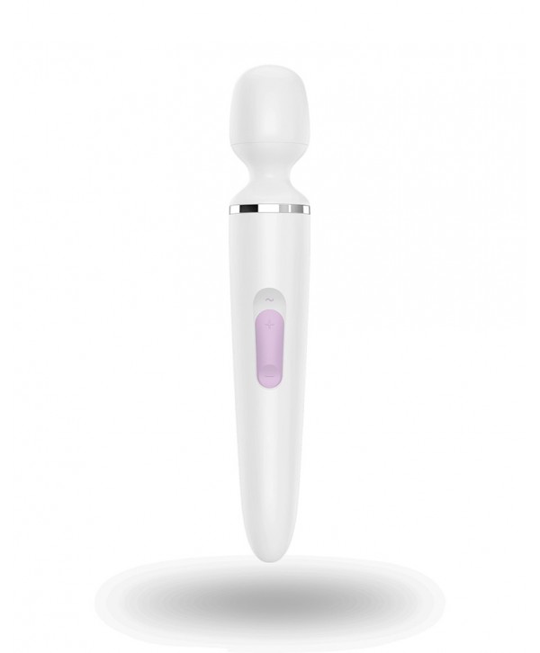 Белый вибратор Satisfyer Wand-er Woman