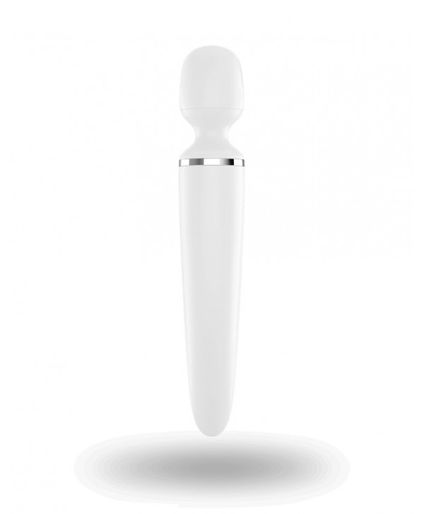 Белый вибратор Satisfyer Wand-er Woman