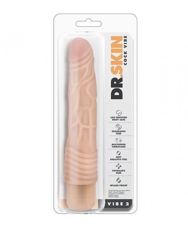 Телесный вибратор-реалистик Cock Vibe 2 - 22,8 см.