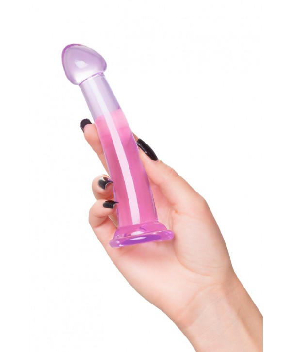 Фиолетовый фаллоимитатор Jelly Dildo S - 15,5 см.