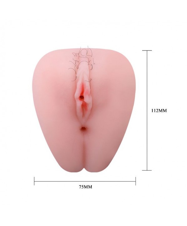 Телесная вибровагина Erowoman-Eroman