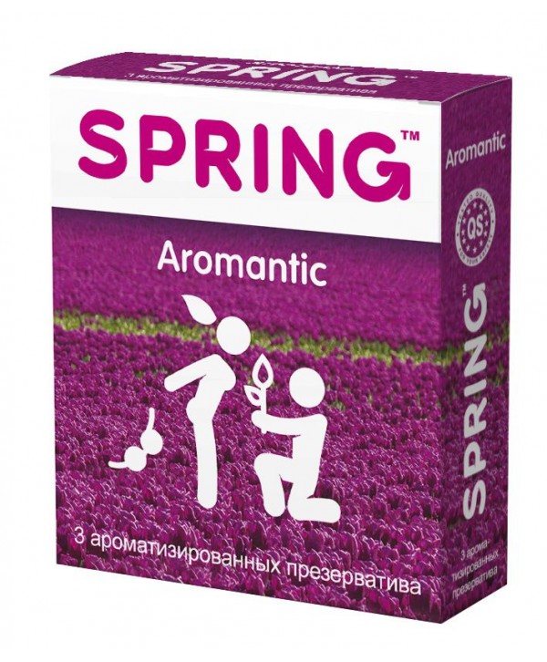 Ароматизированные презервативы SPRING AROMANTIC - 3 шт.