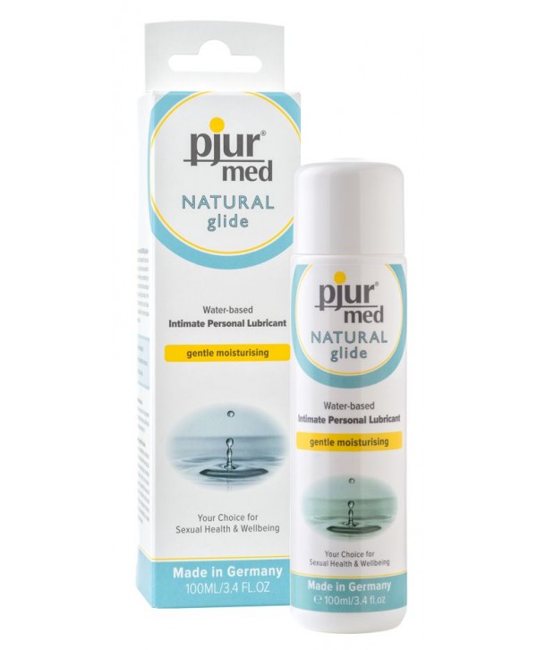 Нейтральный лубрикант на водной основе pjur MED Natural glide - 100 мл.