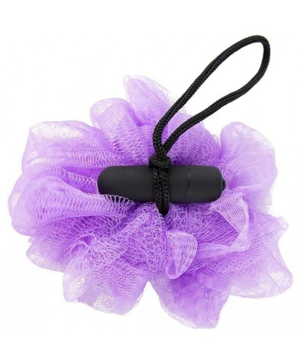 Фиолетовая губка для ванны с вибропулей Vibrating Bath Sponge