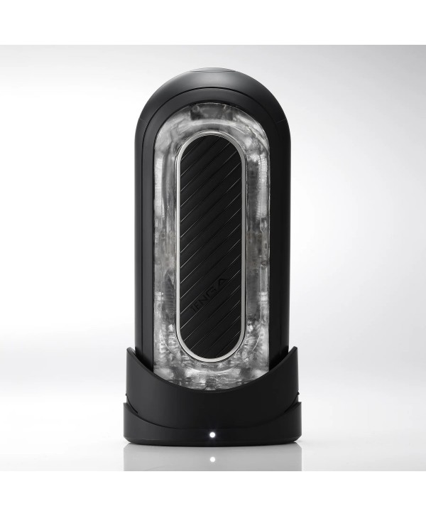 Черный мастурбатор Tenga Flip Zero Gravity с вибрацией