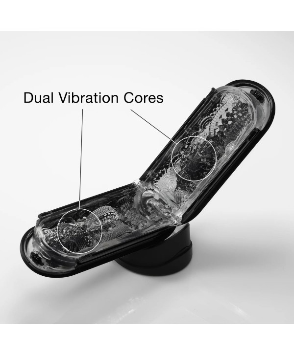 Черный мастурбатор Tenga Flip Zero Gravity с вибрацией