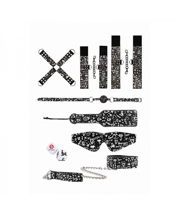 Набор для бондажа с принтом Printed Bondage Kit