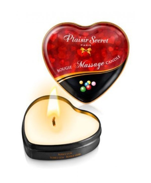Массажная свеча с ароматом бубль-гума Bougie Massage Candle - 35 мл.