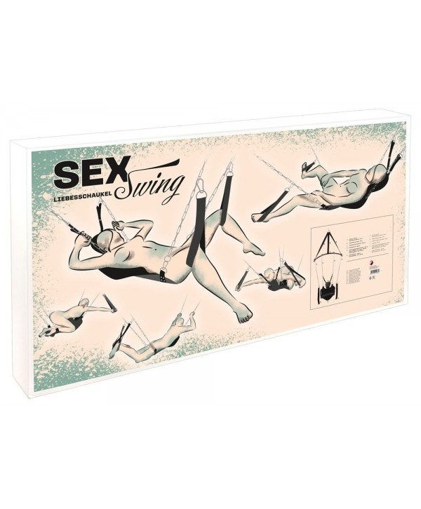 Секс-качели с лежаком и подголовником Sex Swing