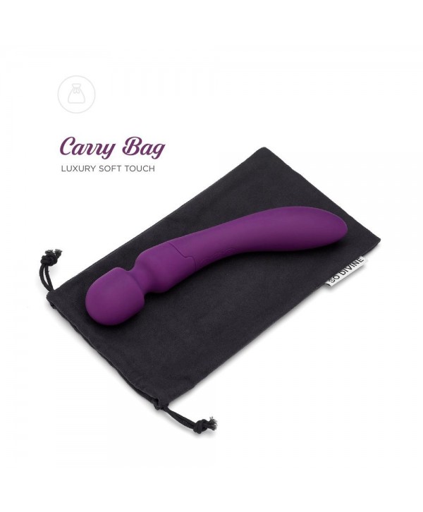 Фиолетовый вибратор-жезл So Divine Wicked Game Magic Wand - 24 см.