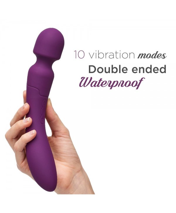 Фиолетовый вибратор-жезл So Divine Wicked Game Magic Wand - 24 см.