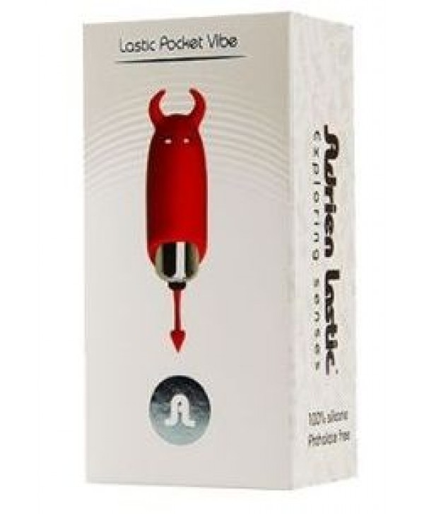 Красный вибростимулятор Devol Mini Vibrator - 8,5 см.