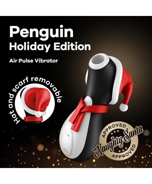 Вакуум-волновой стимулятор клитора Penguin Holiday Edition