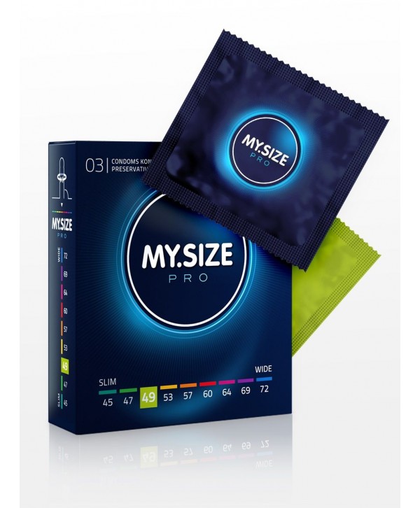 Презервативы MY.SIZE размер 49 - 3 шт.