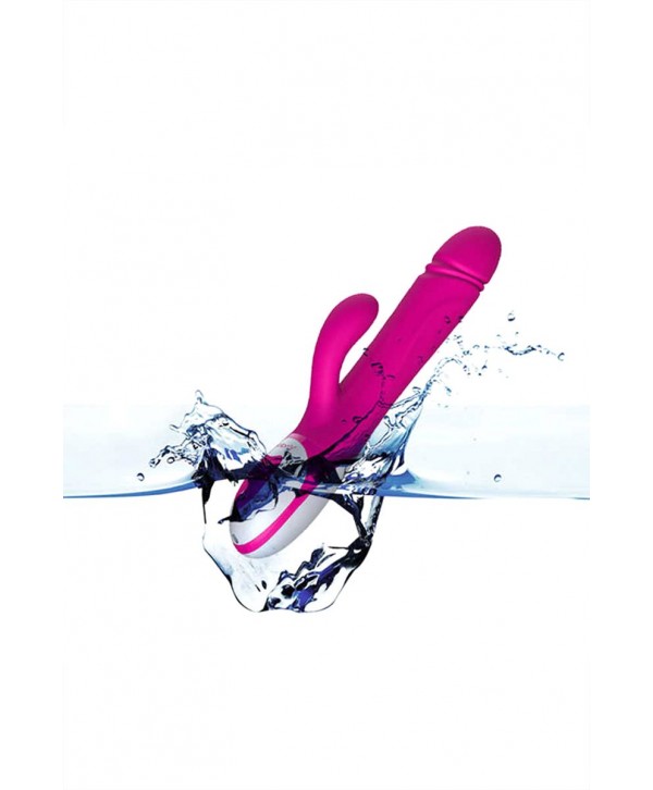 Розовый вибратор Nalone Wave - 26 см.