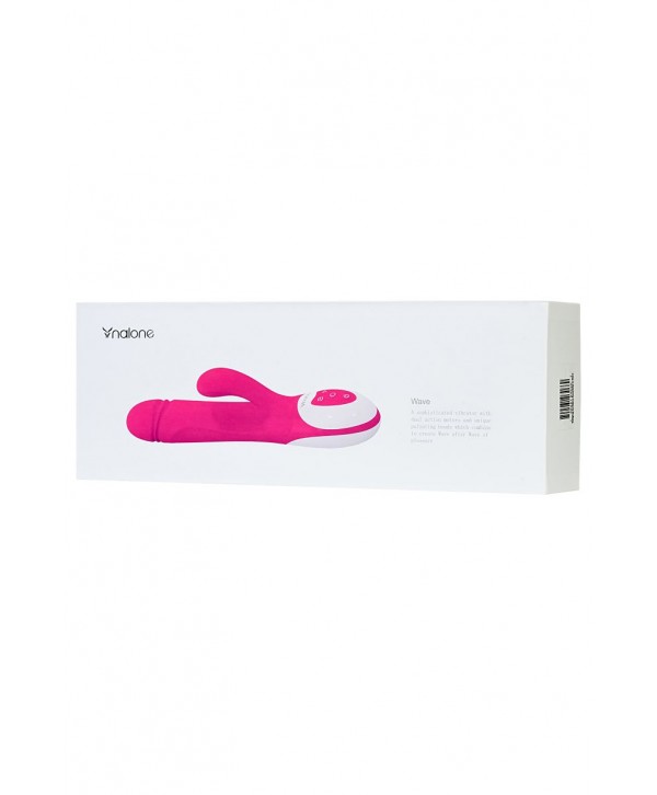 Розовый вибратор Nalone Wave - 26 см.