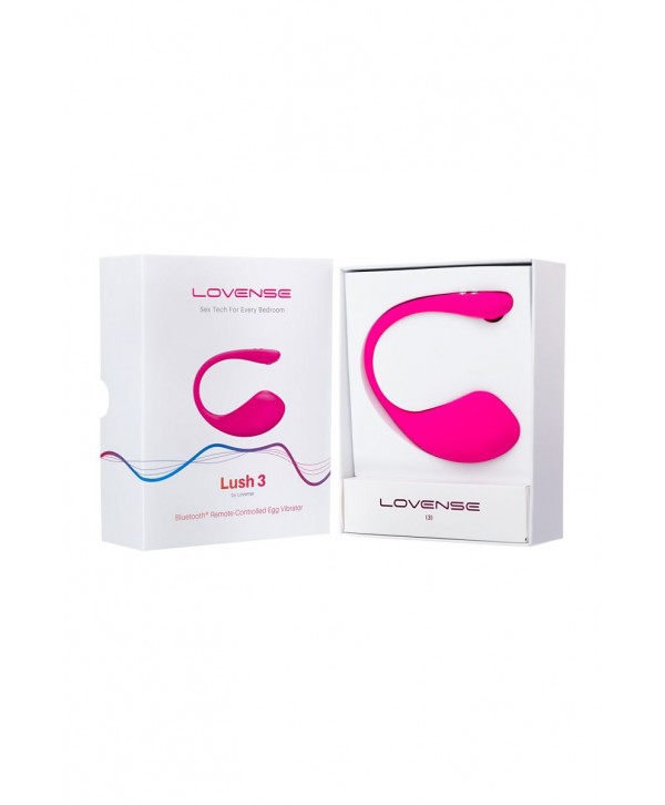 Розовое виброяйцо Lovense Lush 3