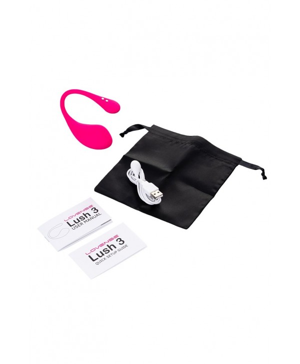 Розовое виброяйцо Lovense Lush 3
