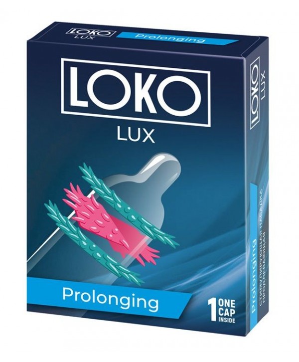 Стимулирующая насадка на пенис LOKO LUX с продлевающим эффектом