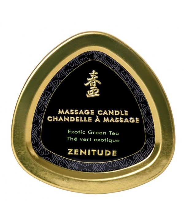Массажная свеча Exotic Green Tea с ароматом зелёного чая - 170 мл.