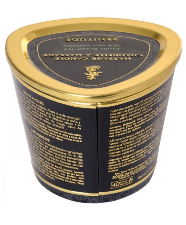 Массажная свеча Exotic Green Tea с ароматом зелёного чая - 170 мл.