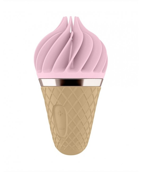 Вибратор-спиннер с розовыми лепестками Satisfyer Sweet Treat