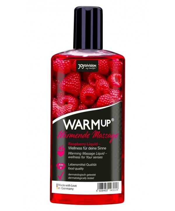 Массажное масло с ароматом малины WARMup Raspberry - 150 мл.