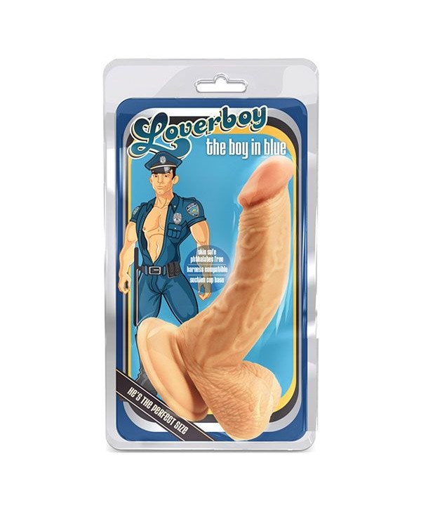 Телесный фаллоимитатор The Boy in Blue - 16,5 см. 