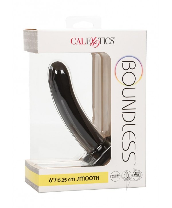 Черный анальный стимулятор Silicone Smooth Probe - 15,25 см.