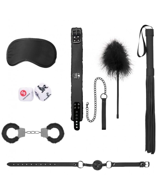 Черный игровой набор Introductory Bondage Kit №6