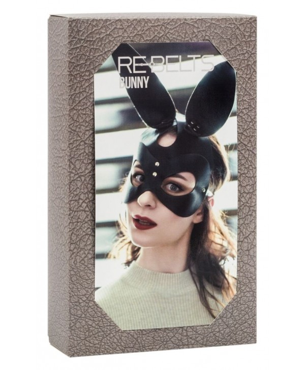 Маска с заячьими ушами Bunny Black