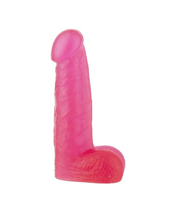 Розовый фаллоимитатор XSKIN 6 PVC DONG - 15,2 см.