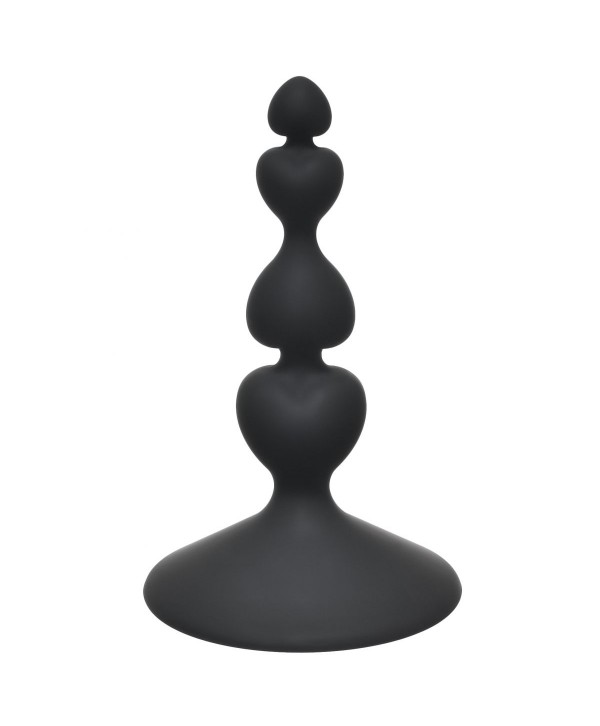 Чёрная анальная пробка Sweetheart Plug Black - 10 см.