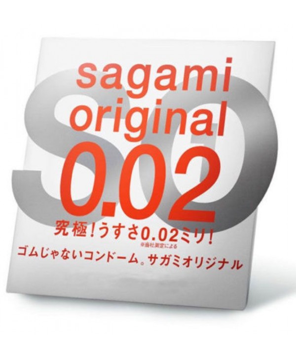 Ультратонкий презерватив Sagami Original 0.02 - 1 шт.