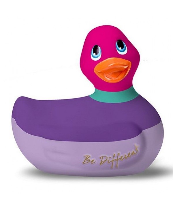 Фиолетово-розовый вибратор-уточка I Rub My Duckie 2.0 Colors