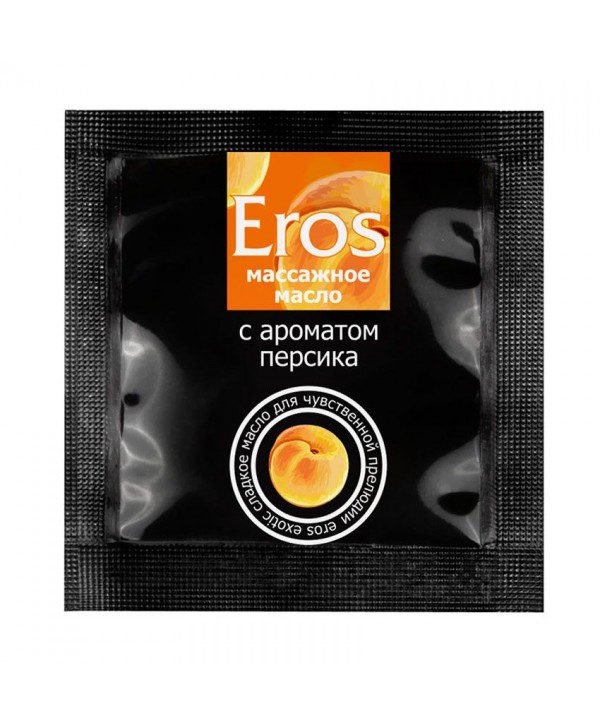Саше массажного масла Eros exotic с ароматом персика - 4 гр.