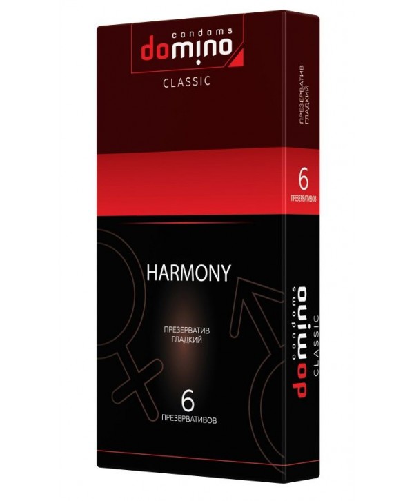 Гладкие презервативы DOMINO Classic Harmony - 6 шт.