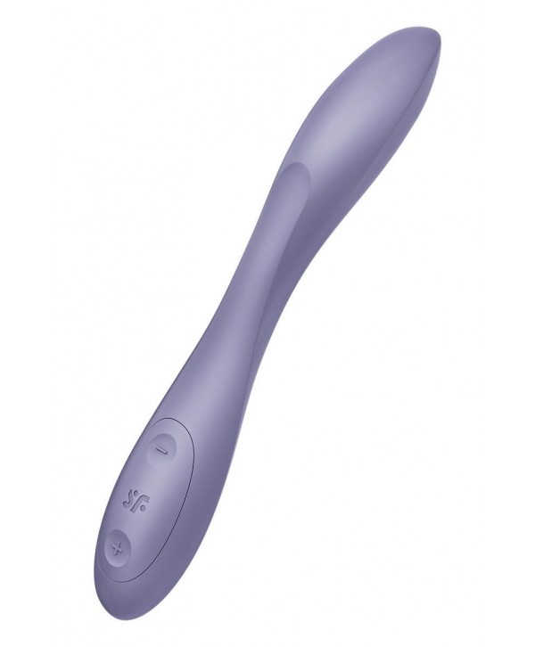 Сиреневый гибкий вибратор Satisfyer G-Spot Flex 2 - 19,5 см.