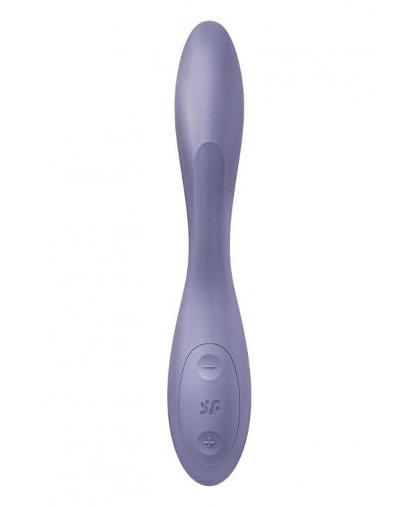 Сиреневый гибкий вибратор Satisfyer G-Spot Flex 2 - 19,5 см.
