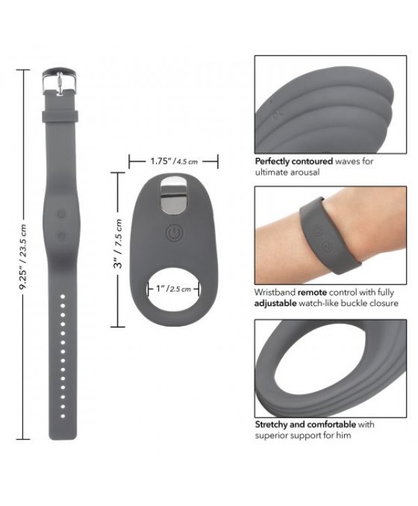 Серый вибронабор Silicone Remote Adventure Set