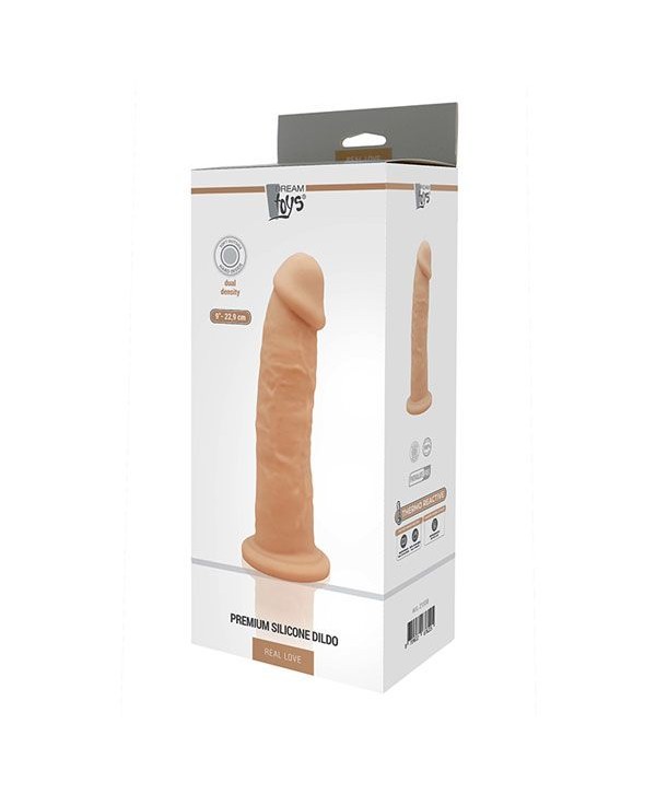 Телесный фаллоимитатор 9INCH DILDO - 22,9 см.