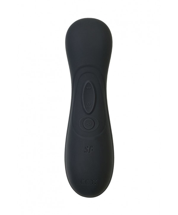 Черный вакуумный стимулятор клитора Satisfyer Pro 2 Generation 3 с управлением через приложение