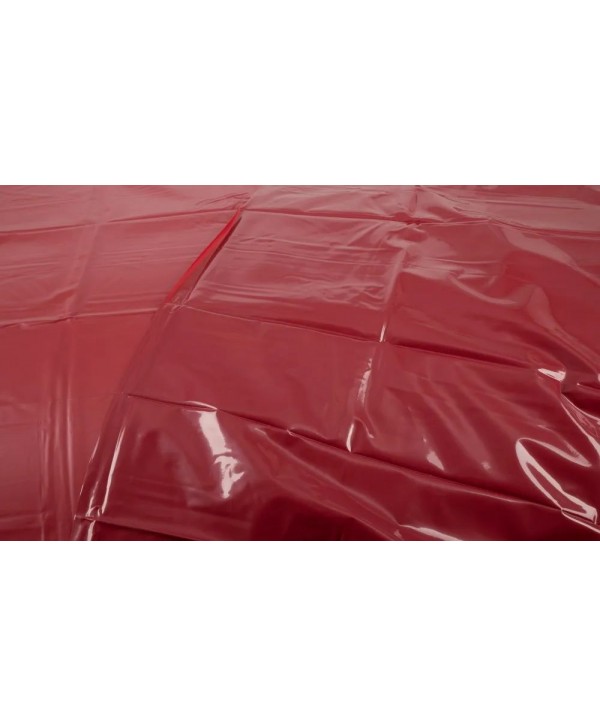 Виниловая бордовая простынь Vinyl Bed Sheet