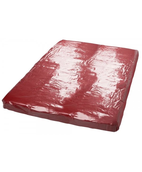 Виниловая бордовая простынь Vinyl Bed Sheet