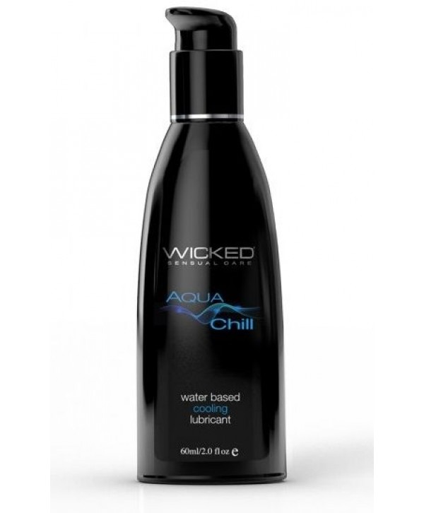 Охлаждающий лубрикант на водной основе Wicked AQUA CHILL - 60 мл.