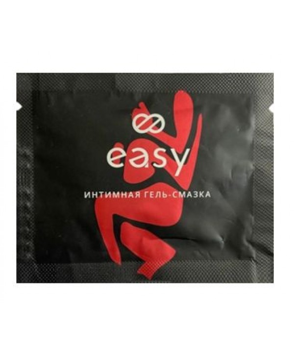 Возбуждающий интимный гель-смазка на водной основе Easy - 5 мл.