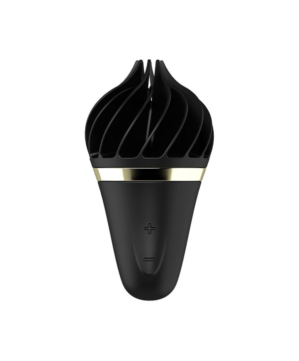 Черный вибратор-спиннер Satisfyer Sweet Treat