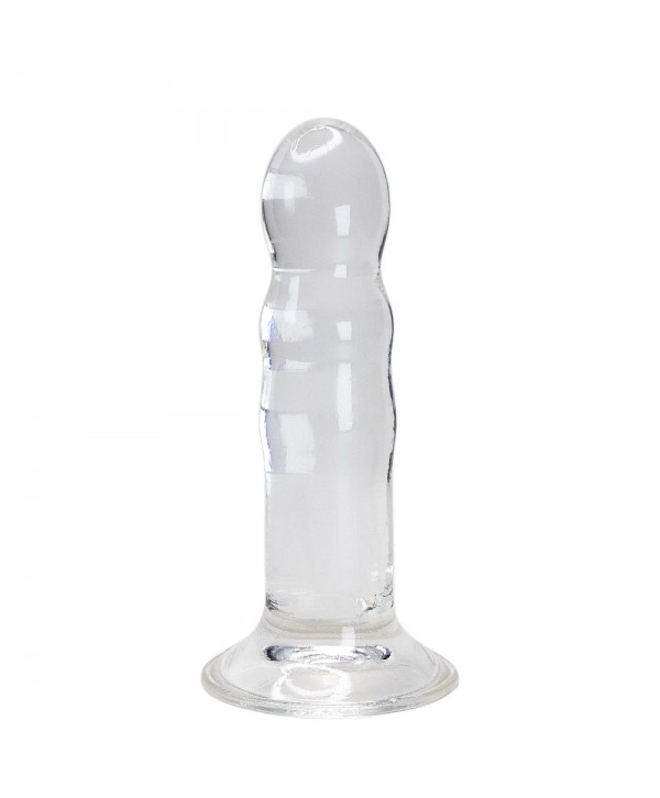 Прозрачный фаллоимитатор на присоске Gallant Jelly Dildo - 16 см.